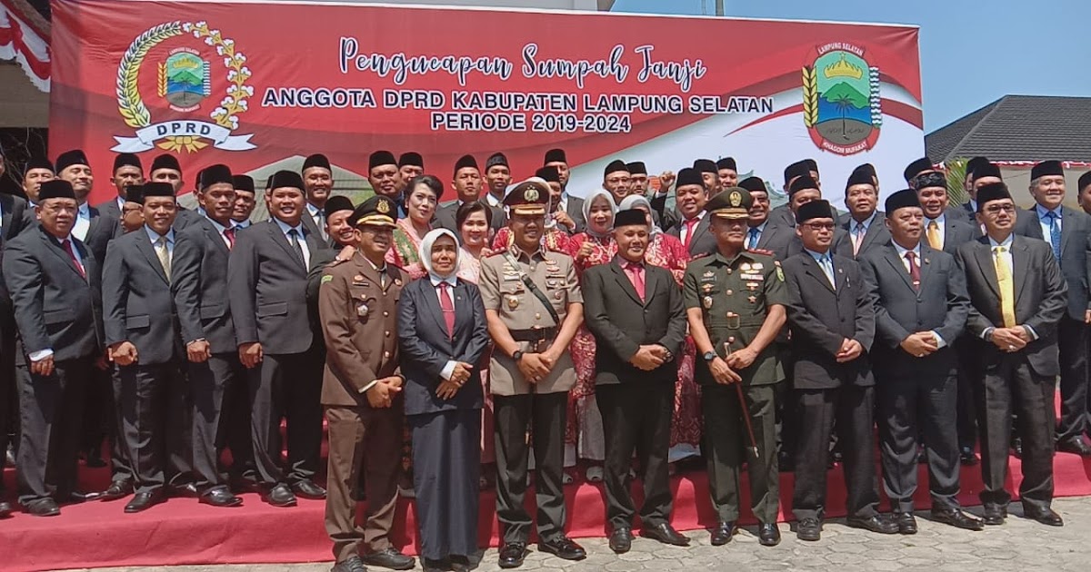 Pelantikan Anggota DPRD Lampung Selatan Periode 2019 – 2024
