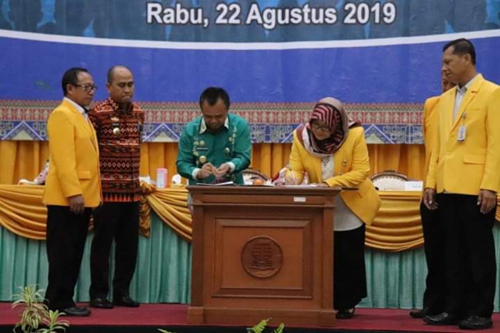 Wakil Bupati Way kanan hadiri kerjasama