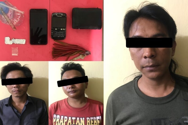 Polres Metro bekuk 3 kurir sabu