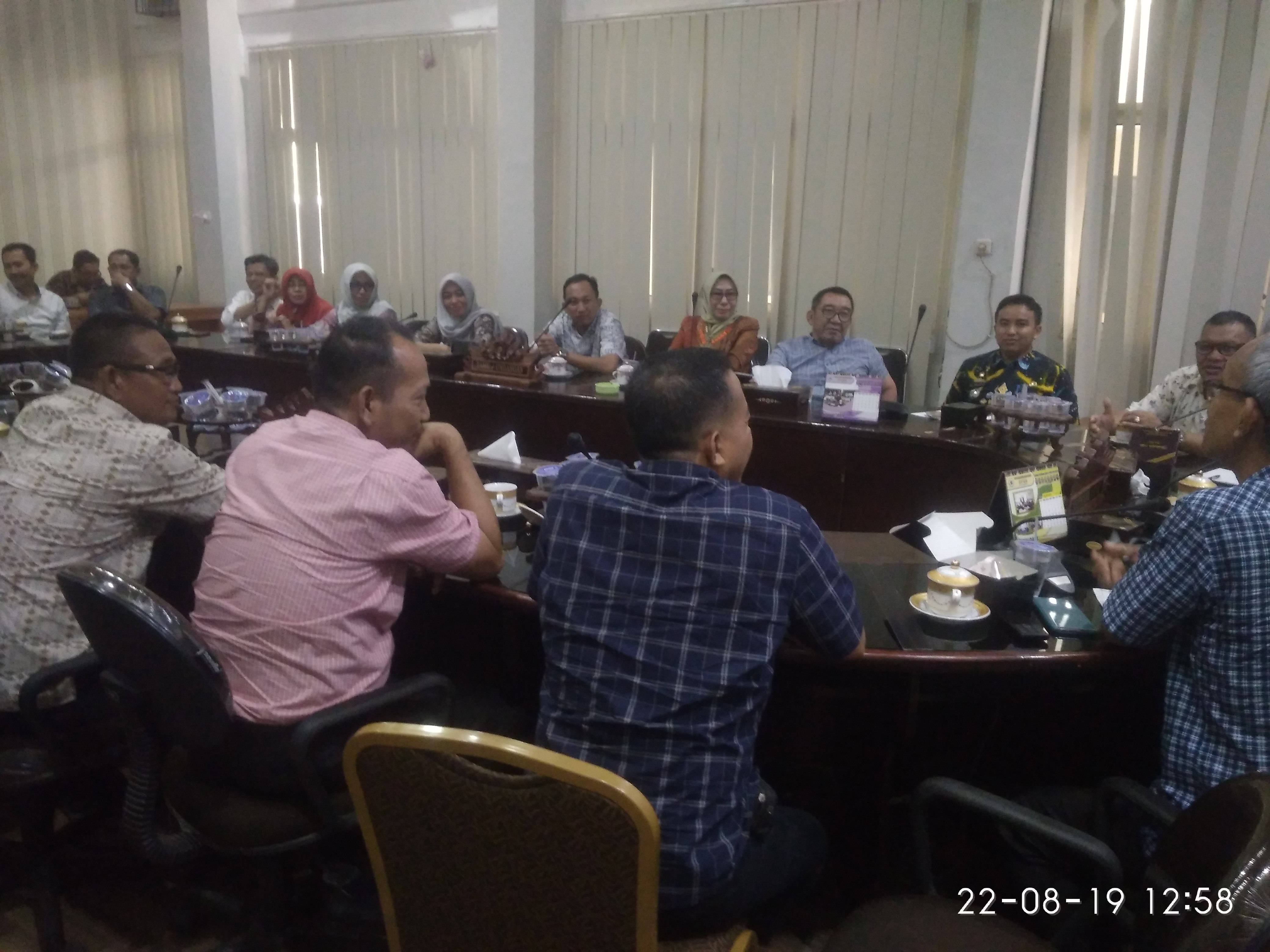 DPRD Kota Metro Menerima kunjungan kerja dari DPRD Oki