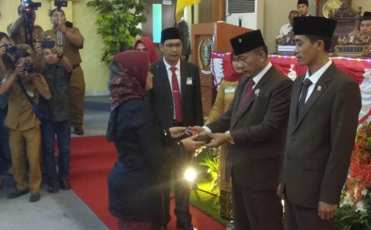 Pelantikan Anggota DPRD Lampung timur
