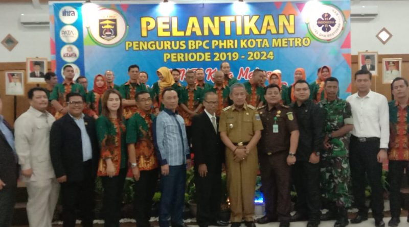 Pelantikan pengurus (BPC-HRI)Kota metro