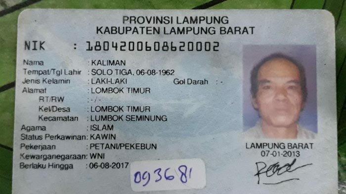 Hendak Pulang Kampung Kaliman meninggal dalam Bus