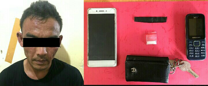 Akan bertransaksi sabu satu orang berhasil di ciduk polisi