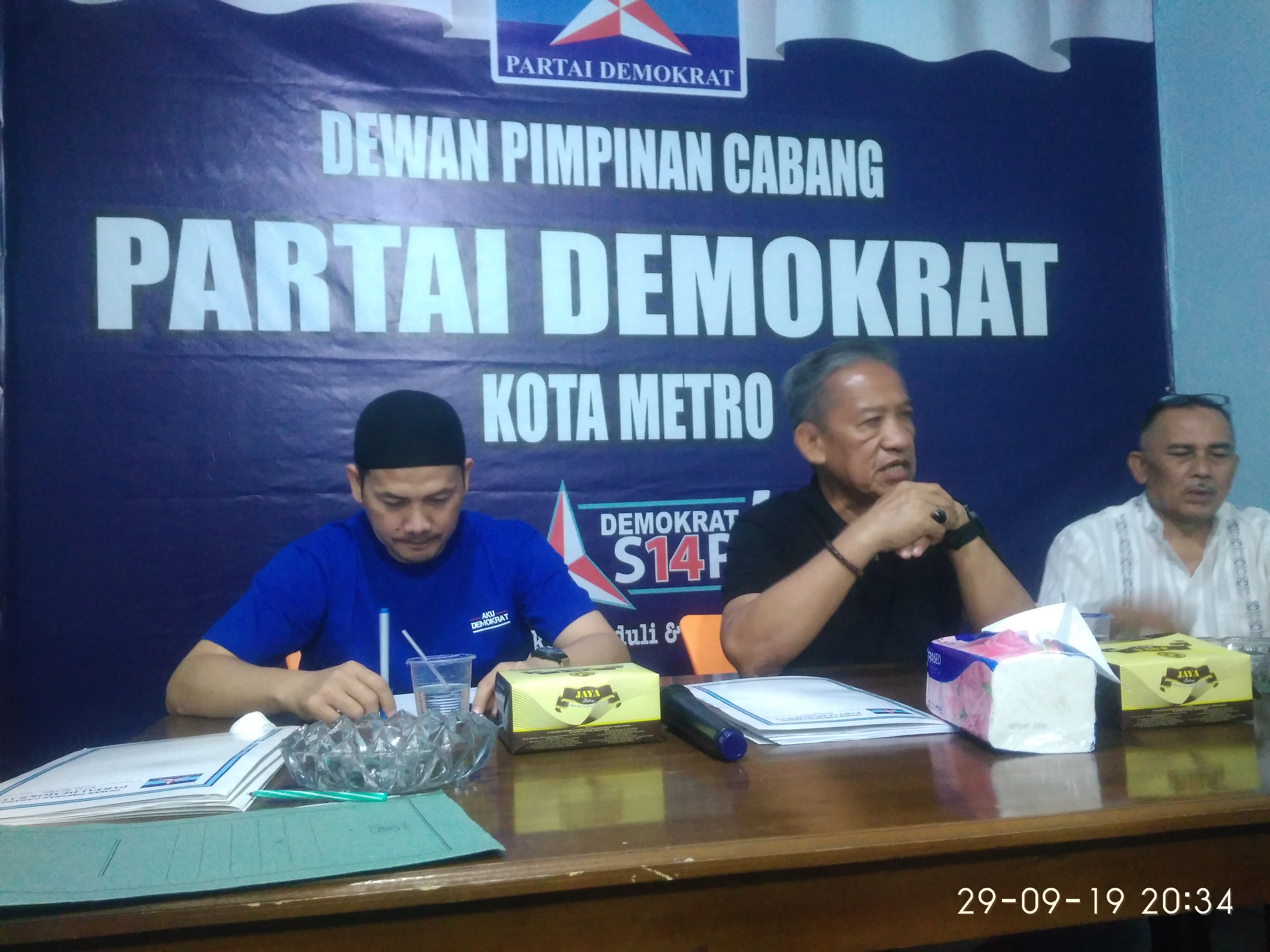 DPC Demokrat Metro gelar Syukuran