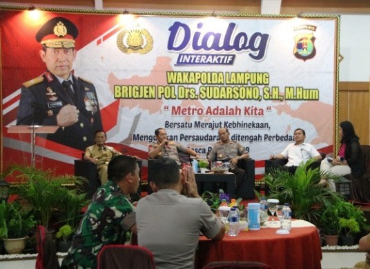 Wakapolda Lampung Kunjungi polres Metro
