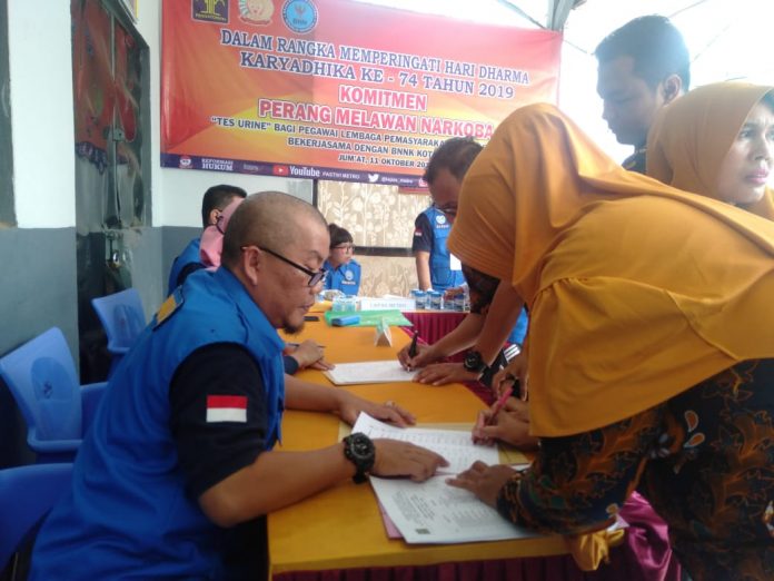 BNN datangi Lapas Kelas II A Kota Metro