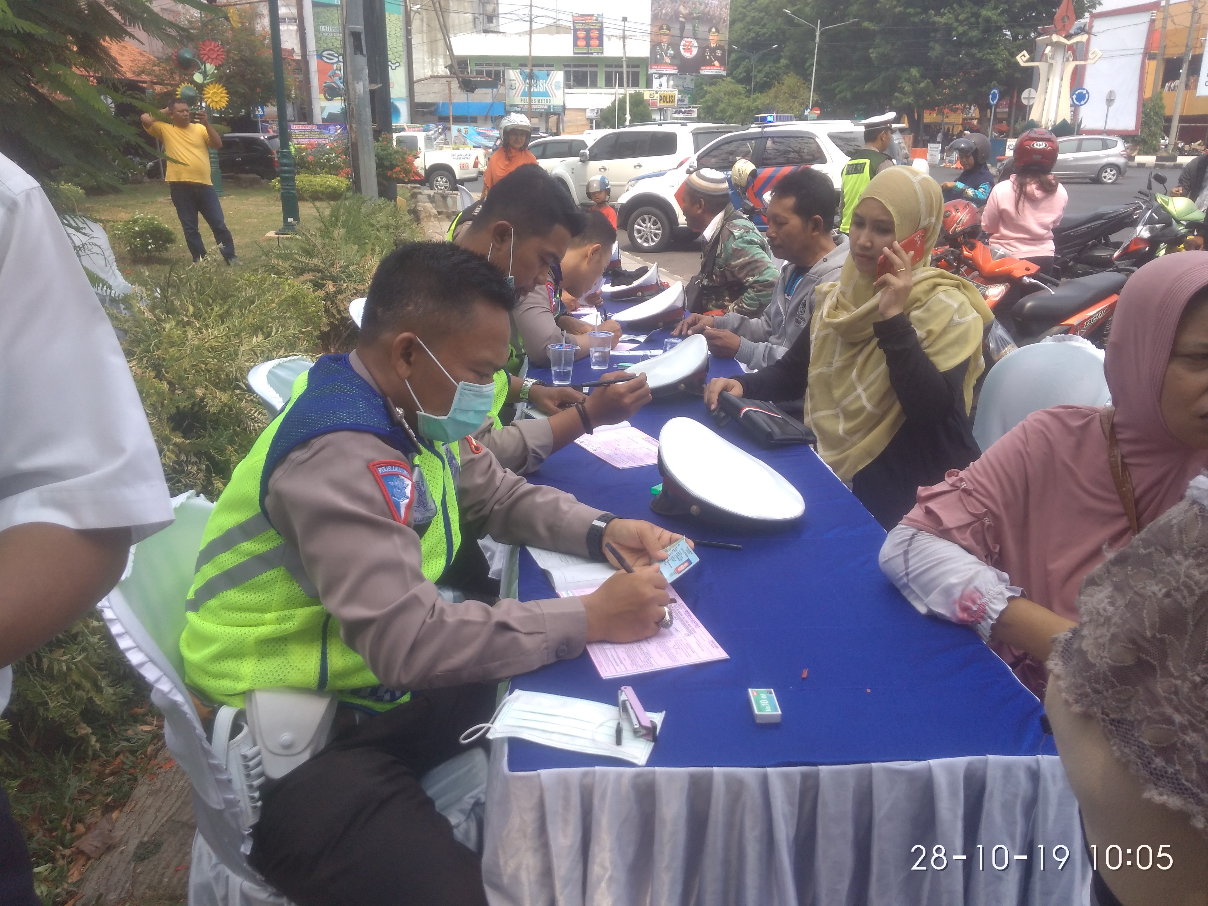 Sidang ditempat warnai Oprasi Zebra Krakatau 2019