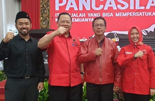 Ana morinda dan Fritz resmi di usung PDIP