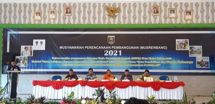 Walikota Metro hadiri acara Musrenbang 2021