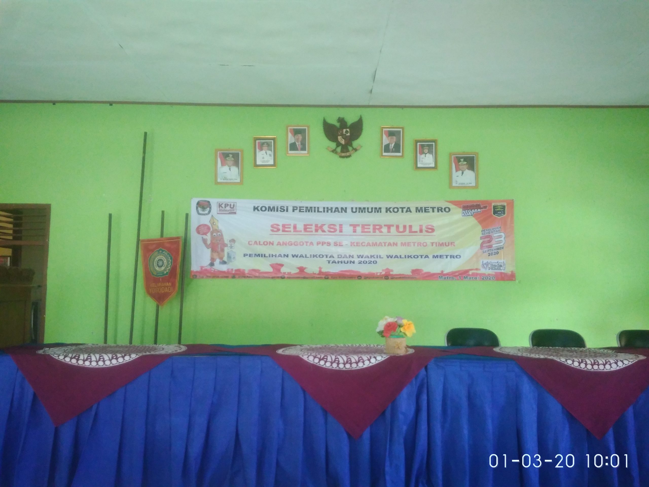 KPU menggelar tes tertulis bagi calon anggota PPS
