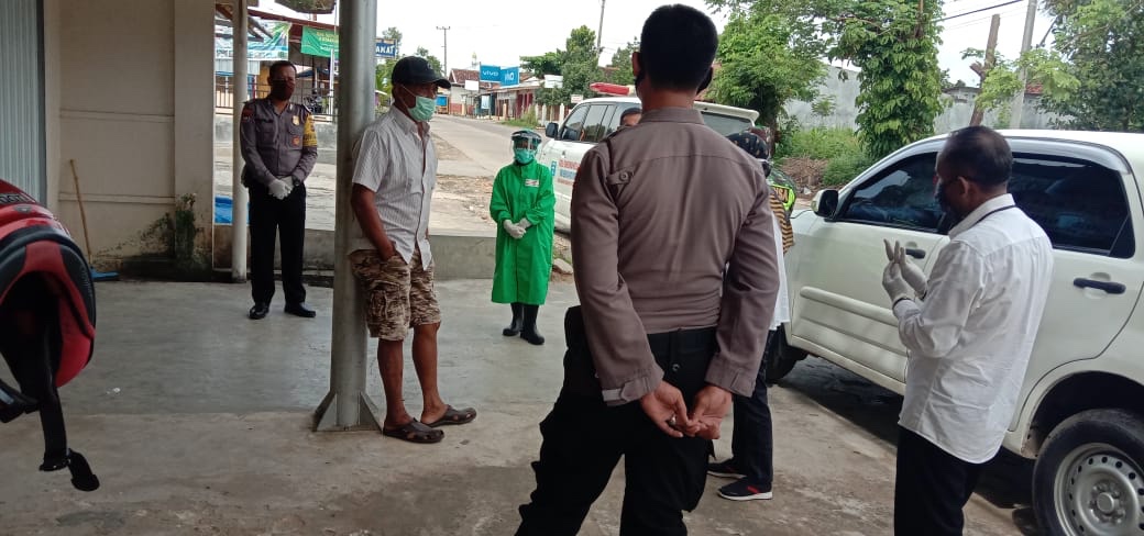 Masih melakukan aktivitas, Tim satgas Covid 19 Metro timur tegur keluarga pasien positif Covid -19