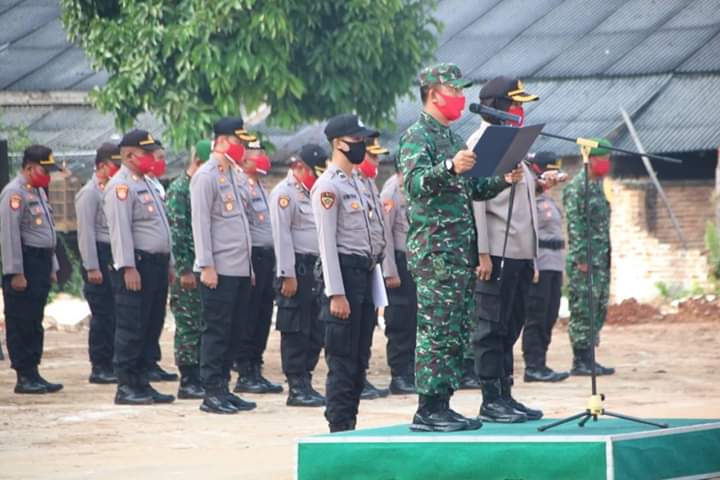 Jelang pilkada Dandim dan Kapolres Metro berikan arahan saat apel
