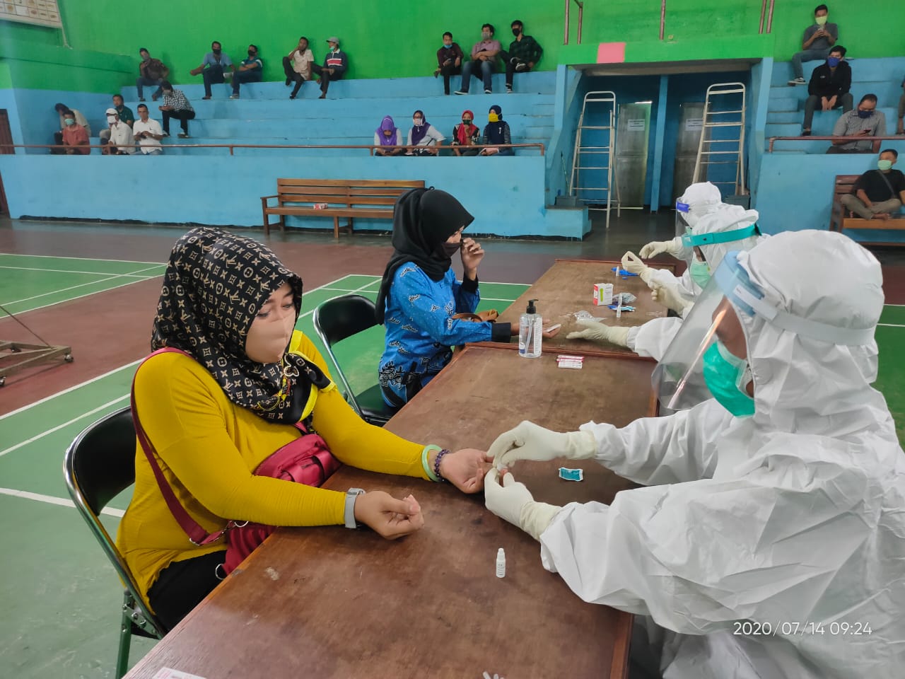 Sebanyak 310 Petugas PPDP lakukan rapid test