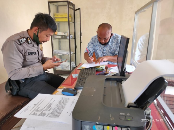 Sebuah rumah di mulyojati disatroni maling