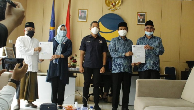 Dapat Rekom Nasdem, Mufti – Saleh siap bertarung dalam pilwalkot Metro