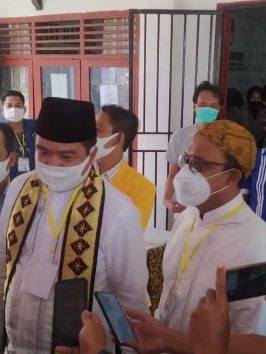 Paslon Musa – Dito Resmi Mendaftar Ke KPU Lamteng