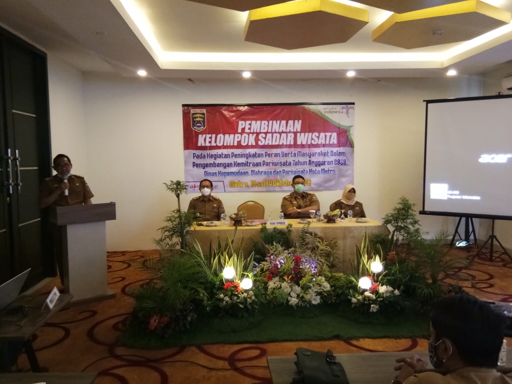 Disporapar Kota Metro Gelar Pembinaan kepada Pokdarwis
