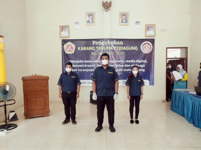 Pengurus Karang Taruna Kelurahan Tejoagung Resmi Dilantik