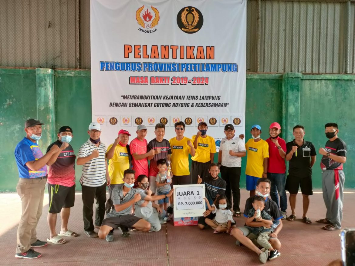 CTS Kodim 0411 Rajai Turnamen Tenis Lapangan Gatam Cup 2021