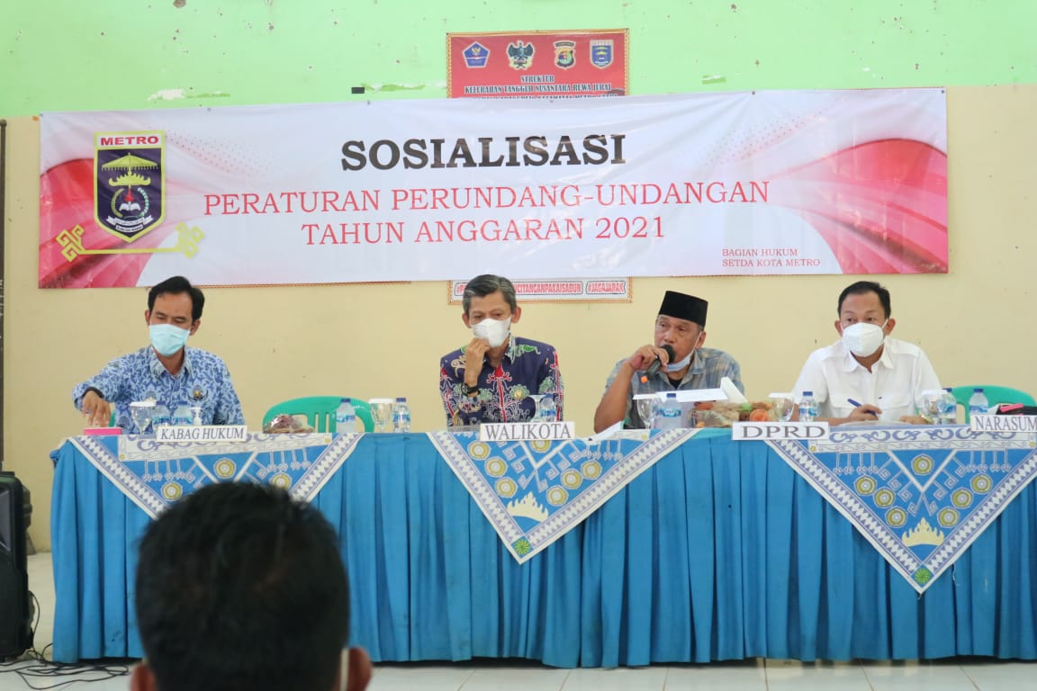 Komisi I DPRD Kota Metro Gelar Sosialisasi Tiga Perda
