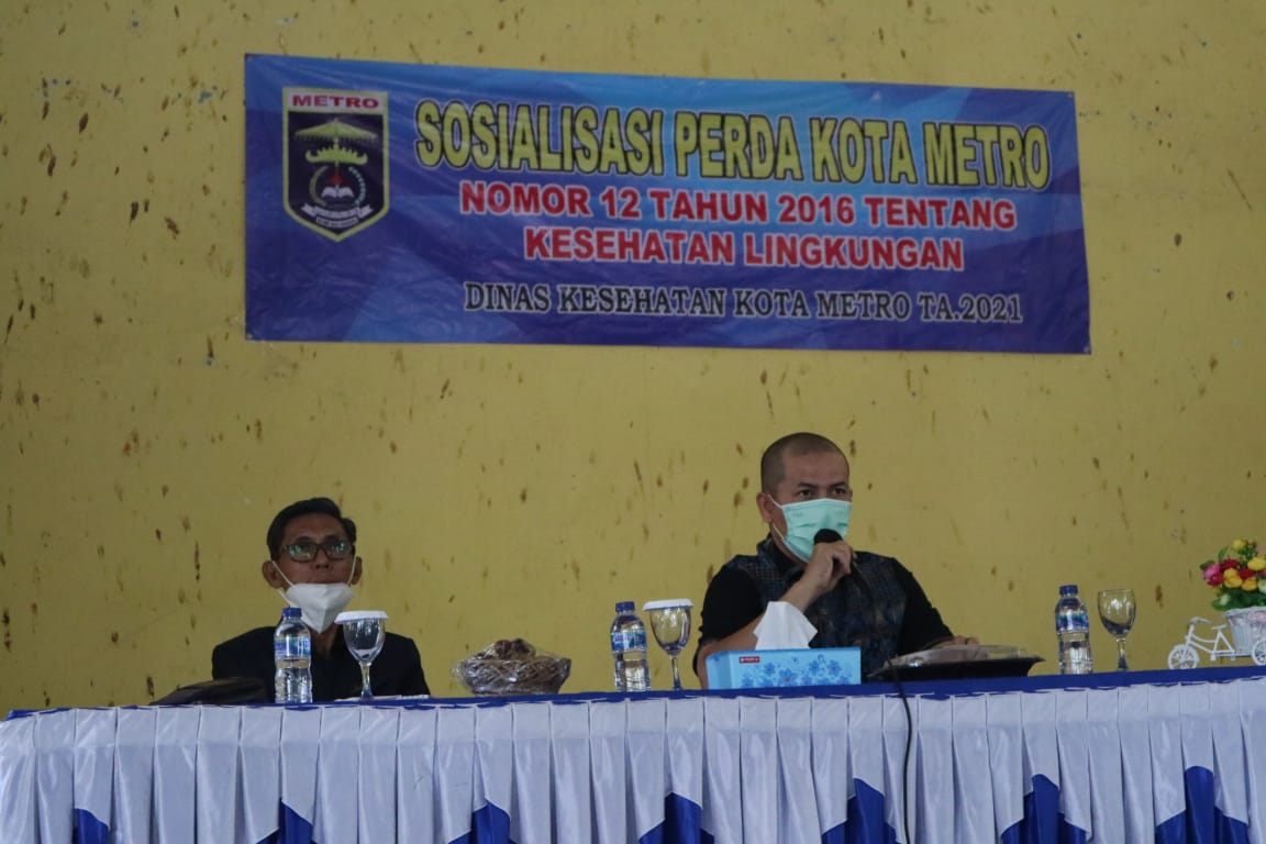 DPRD Kota Metro Gelar Sosialisasi Perda Kesehatan Lingkungan
