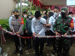 Walikota Metro Resmikan Kampung Tangguh Nusantara Ruwai Jurai