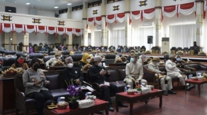 HUT Provinsi Lampung Ke 57, DPRD Metro Gelar Paripurna