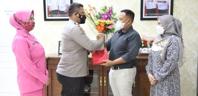 Kapolres Lamsel, Edwin Datang Zaky ke Lampung Timur