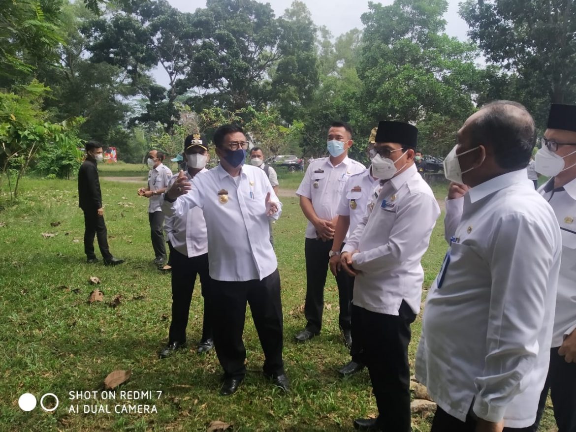 Walikota Metro Tinjau Lokasi Untuk di Bangun MPP