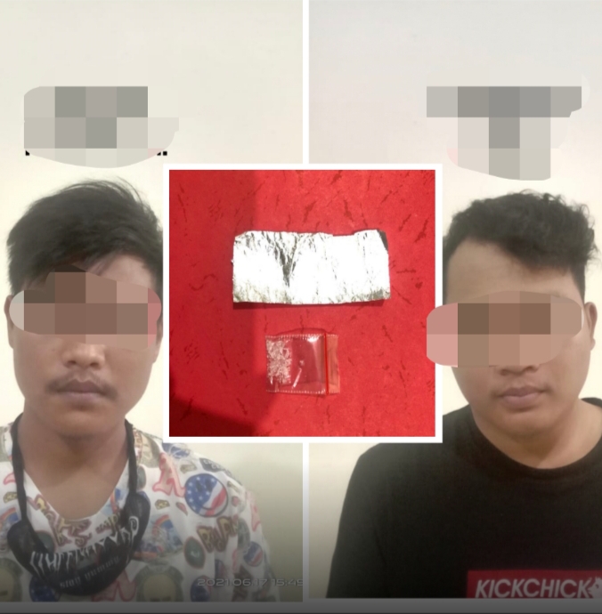 Tim Cobra Amankan Dua Pemuda Pengguna Sabu