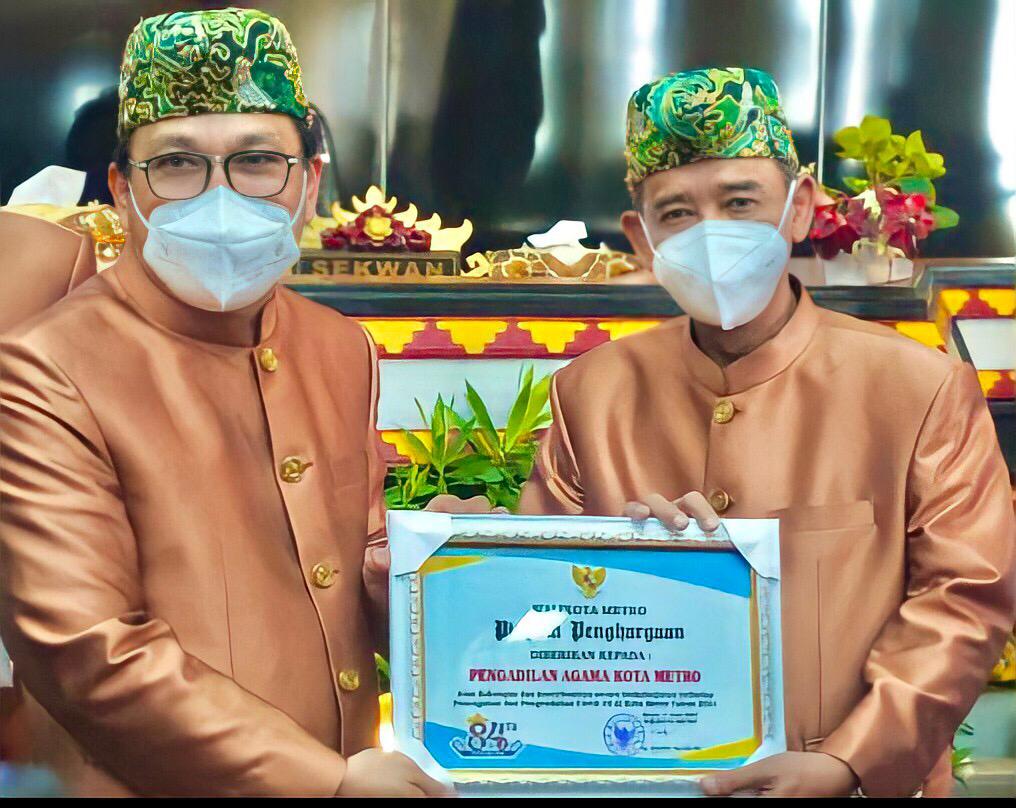 PA kelas IA Metro Hadiri Rapat Paripurna HUT Kota Metro Ke-84