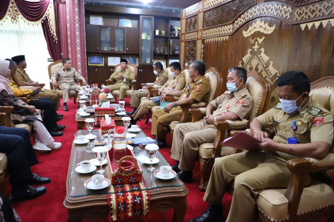Bupati Lambar Terima Kunjungan Wakil Bupati Kepahiang