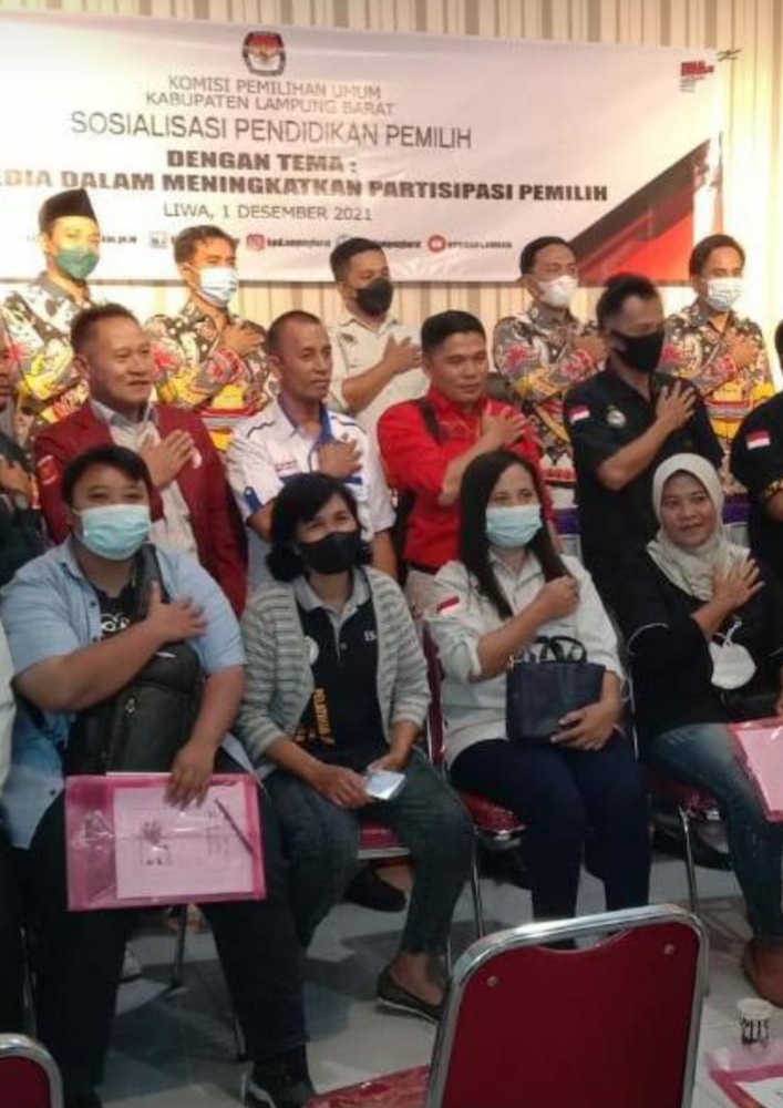 KPU Lambar Harapkan Peran Pers Dalam Pemilu 2024