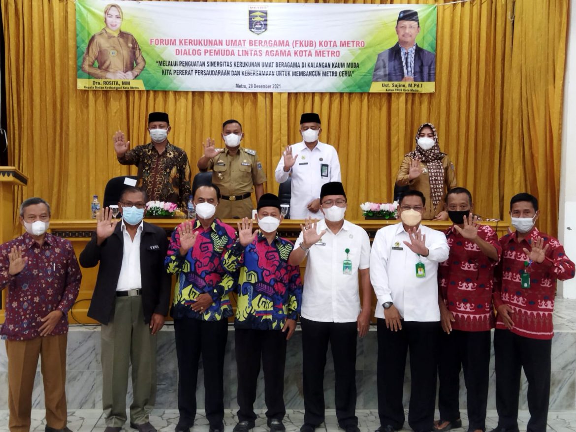 Wakil Walikota Metro Hadiri Dialog Lintas Agama