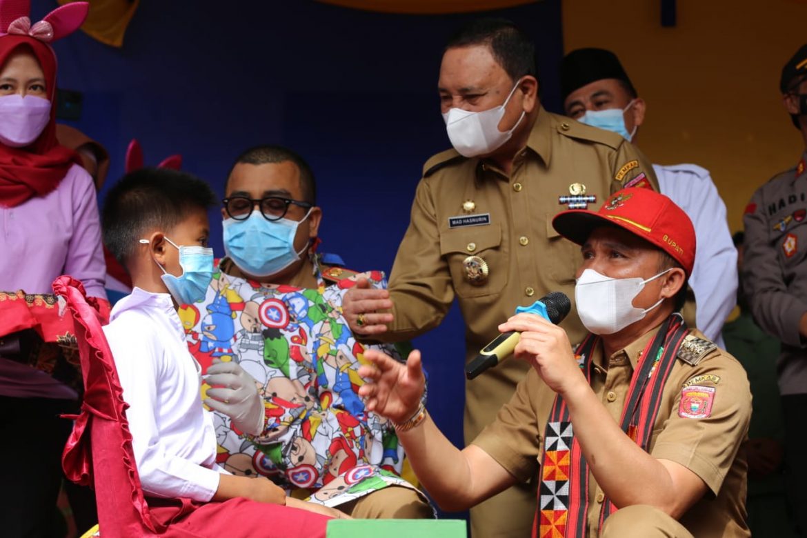 Pemkab Lambar Gelar Vaksinasi Untuk Anak