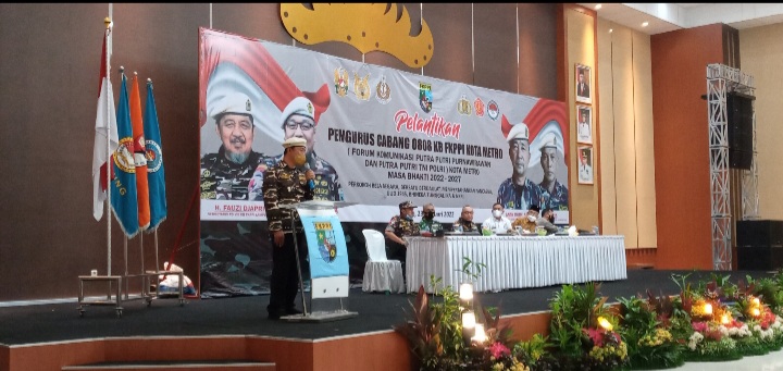 Pengurus FKPPI Kota Metro Periode 2022-2027 Resmi Dilantik