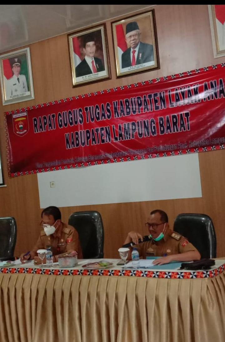 Dukung Pemenuhan Perlindungan Anak, Dinas P2KBP3A Lampung Barat Gelar Evaluasi