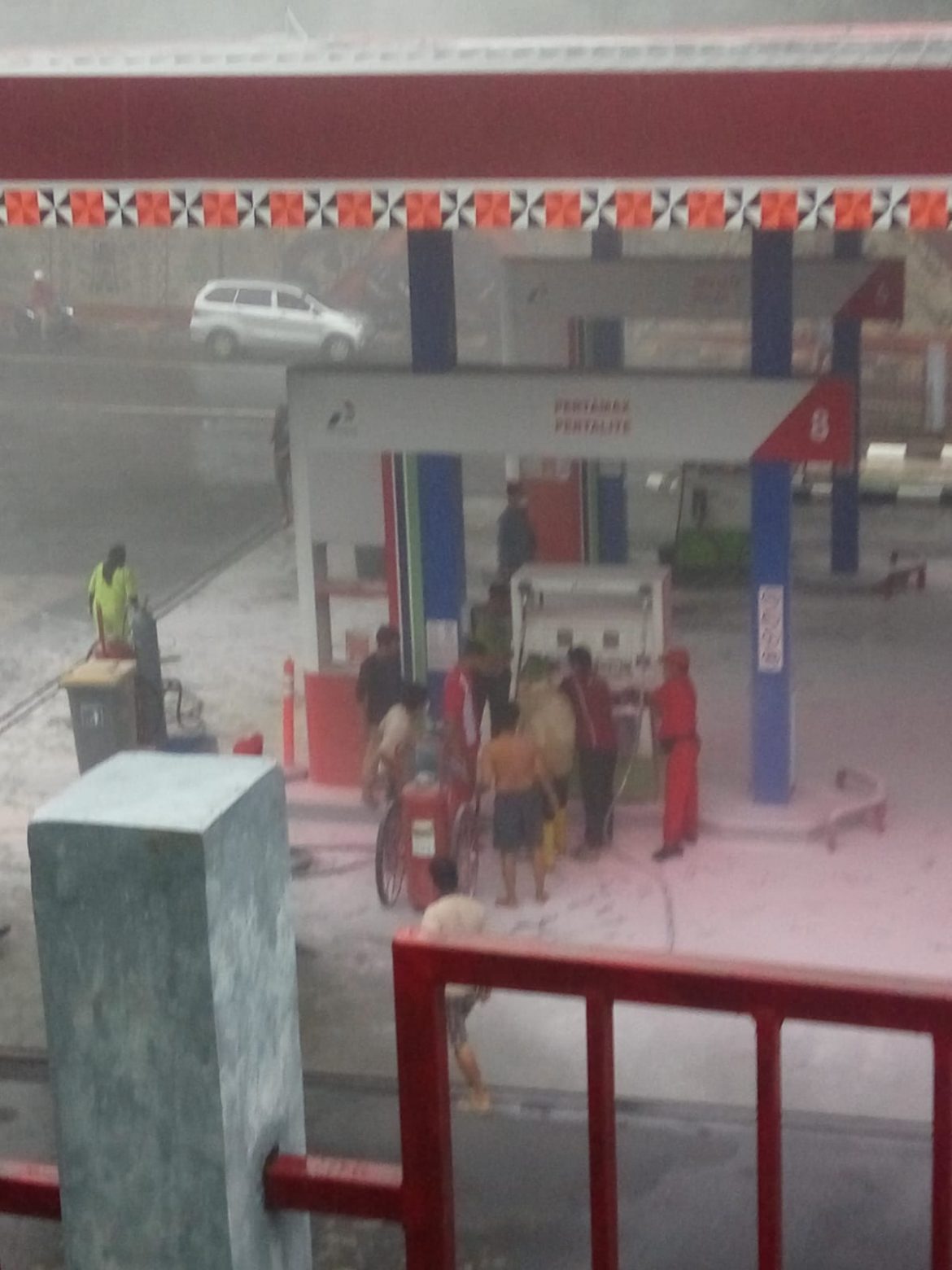 SPBU Jaga Sakti Liwa Terbakar