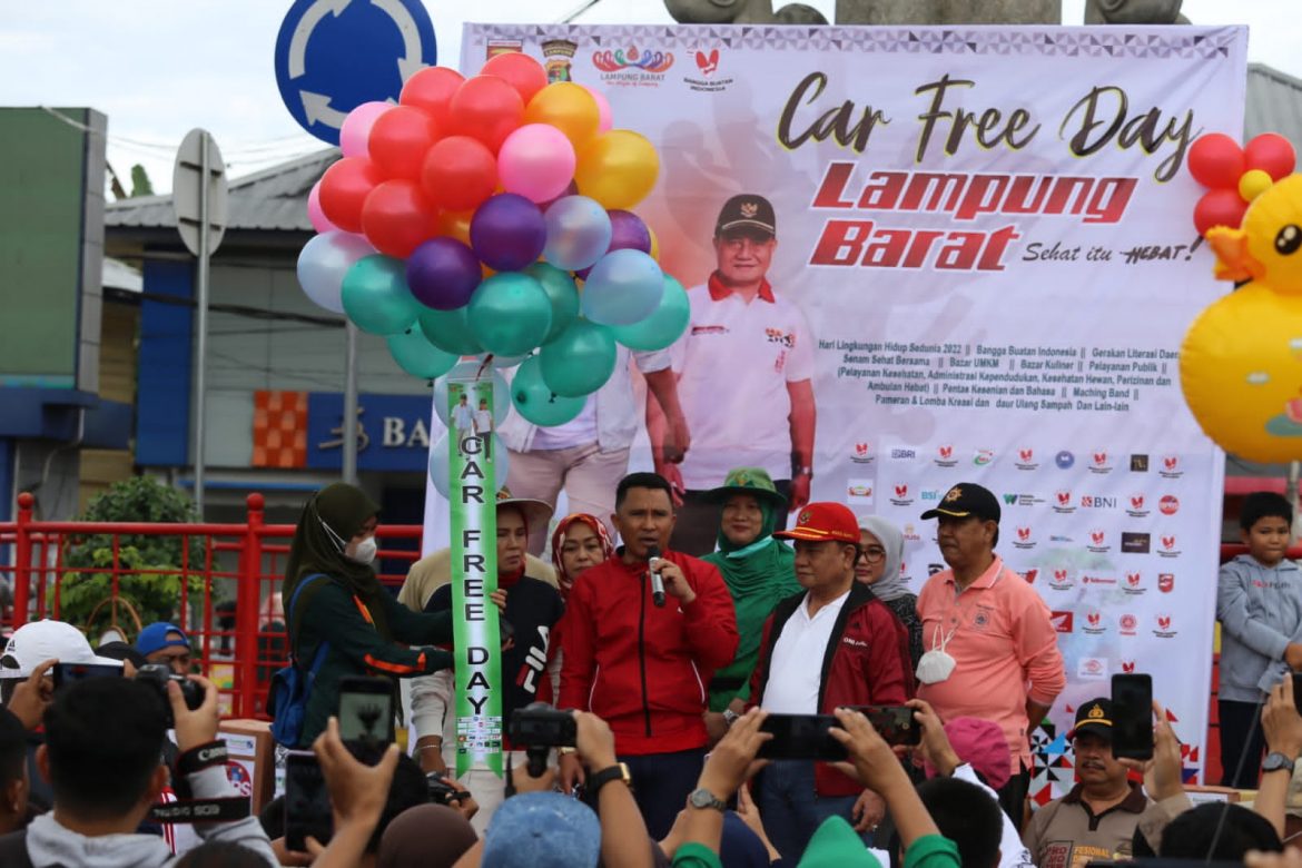 Pemkab Lambar Gelar Car Free Day
