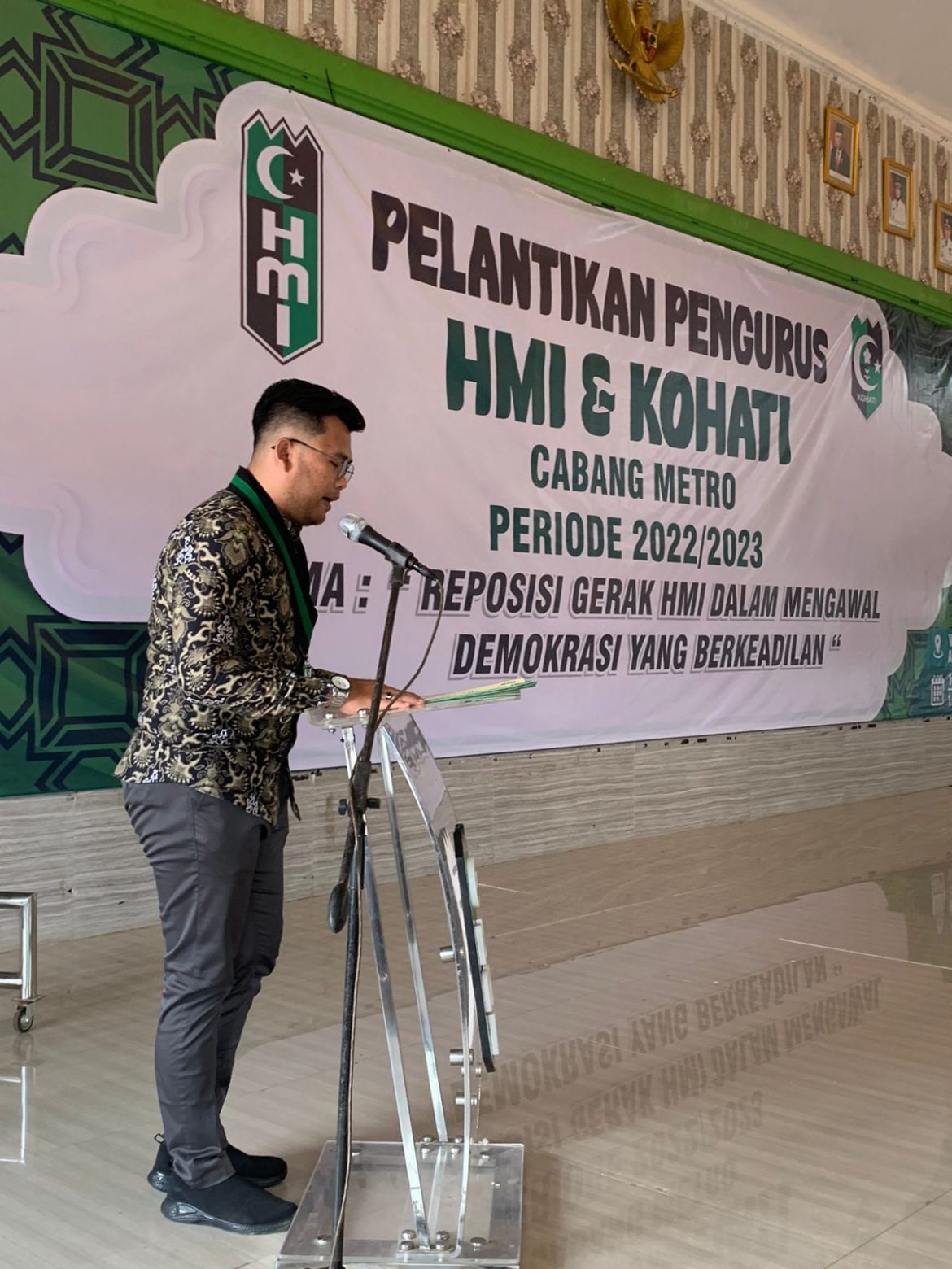 Ketum HMI Metro Terluka Saat Demo, PB HMI Minta Kapolres Dicopot