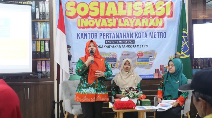 BPN Kota Metro Berikan Pelayanan Ekstra Prioritas Bagi Disabilitas