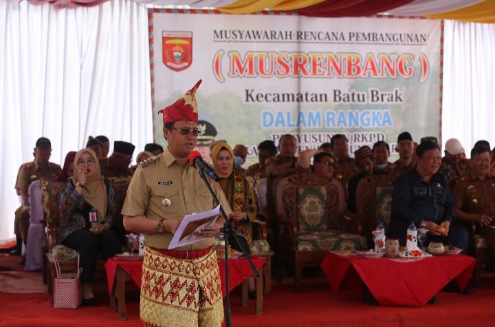 Pj Bupati Lambar Jaring Aspirasi Melalui Musrenbang Tingkat Kecamatan