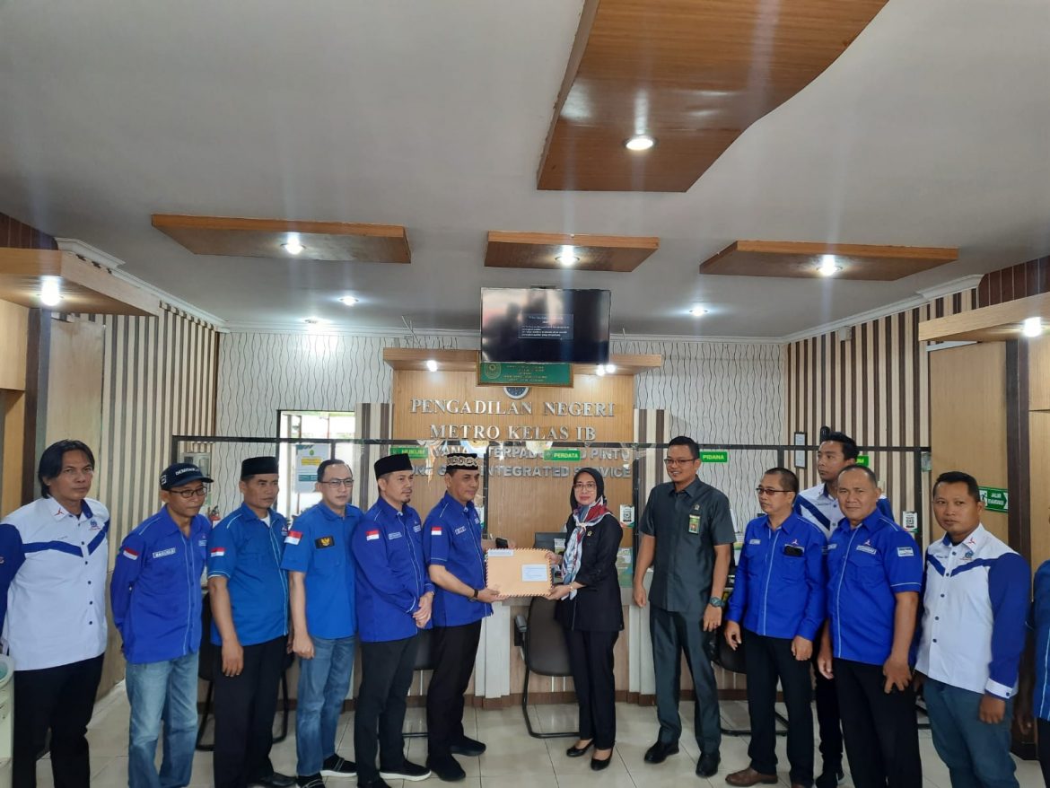 Lawan Kubu Moeldoko, DPC Partai Demokrat Kota Metro Ajukan Perlindungan Hukum