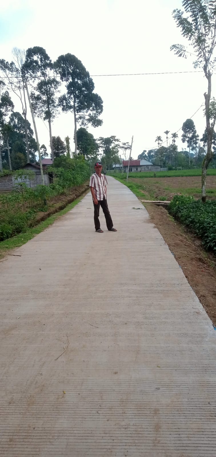 Pekon Sukarame Realisasikan Pembangunan Jalan Rabat Beton