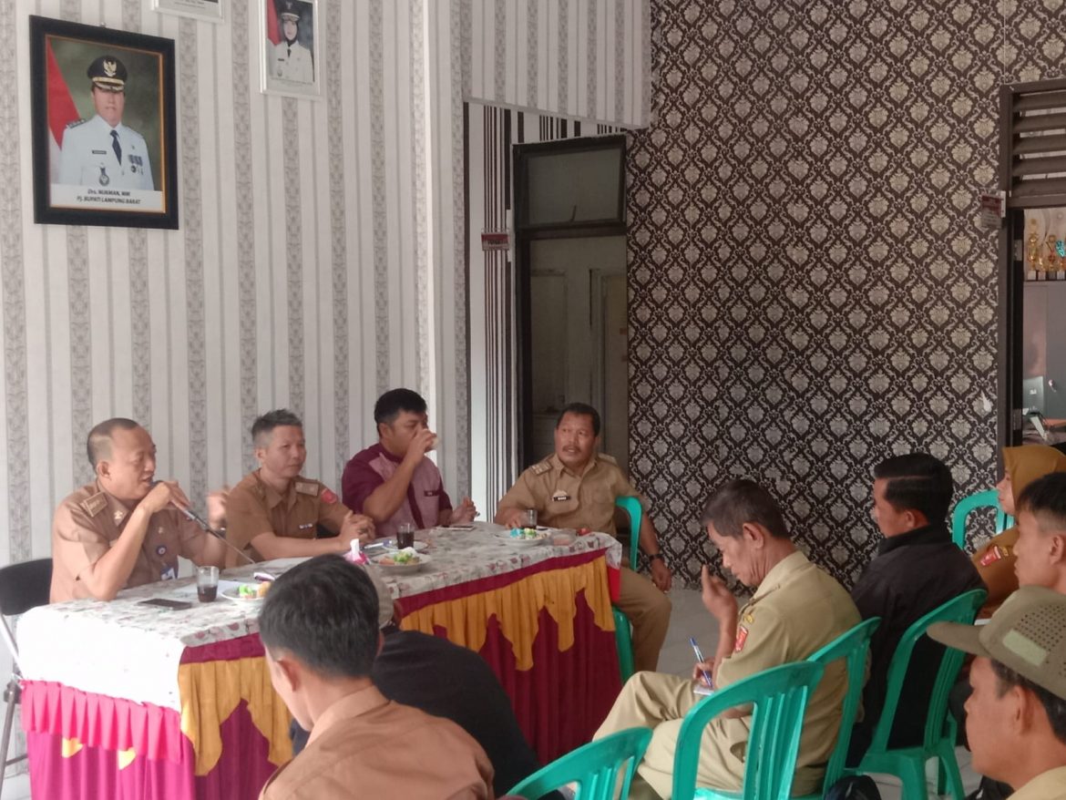 Kecamatan Pagar Dewa Gelar Rakor Rancangan APBDes