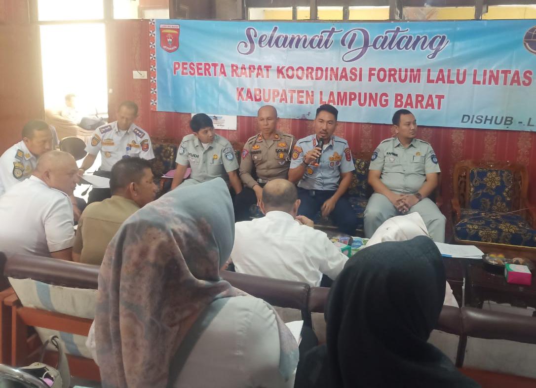 Dishub Lambar Gelar Rakor Forum Lalu Lintas