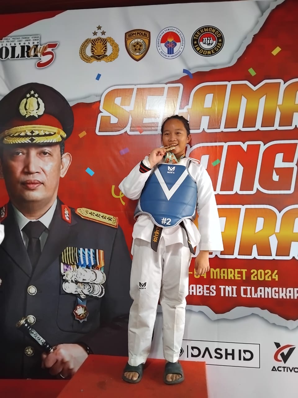 Natasya Raih Mendali Emas Kapolri Cup 5