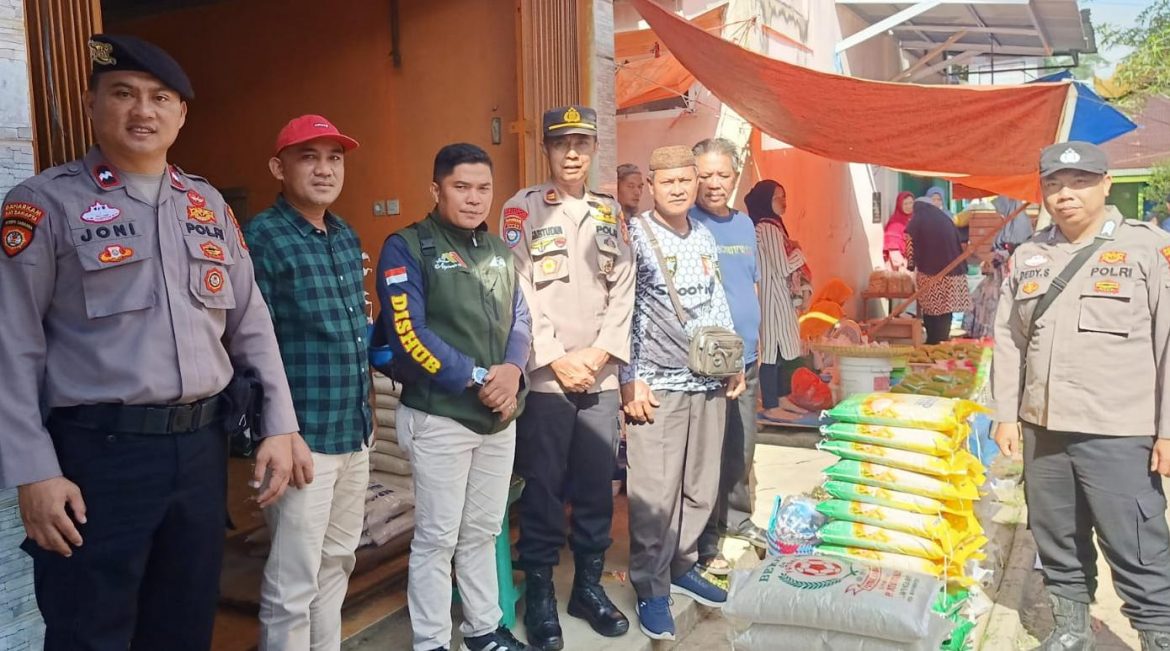 Kapolsek Balik Bukit Lakukan Monitoring Pasar