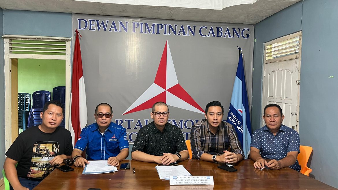DPC Demokrat Metro Buka Penjaringan Bacalon Wali dan Wakil Wali Kota 2024